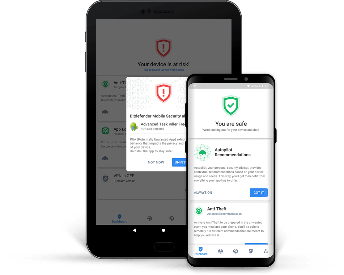 Bitdenfender Mobile Security per Android VPN