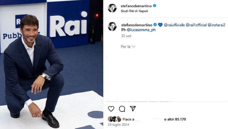 Stefano De Martino in Rai - agemobile.com - 20250306