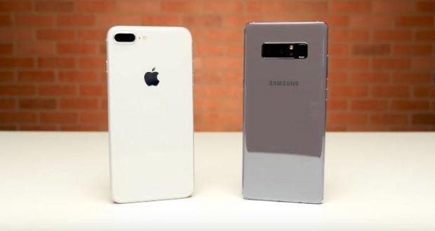 iphone 8 plus vs samsung note 10 lite