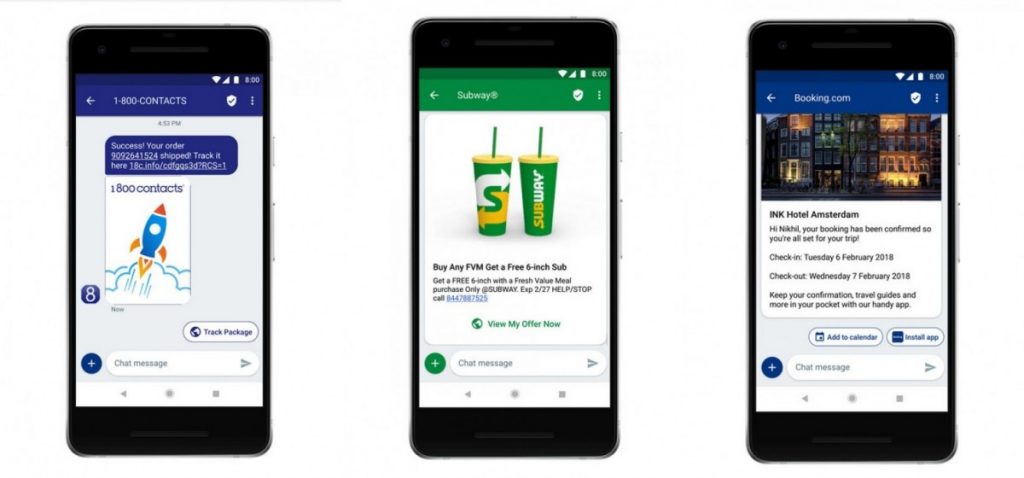 Google annuncia la disponibilità globale dei messaggi RCS