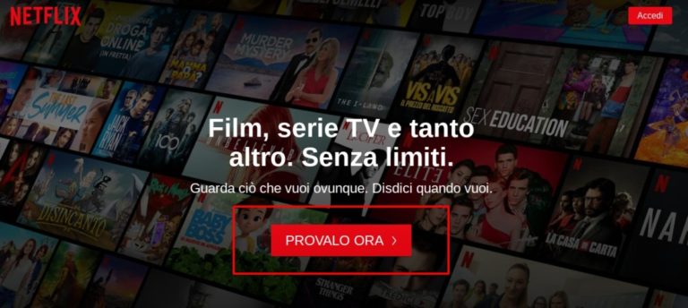 netflix italia