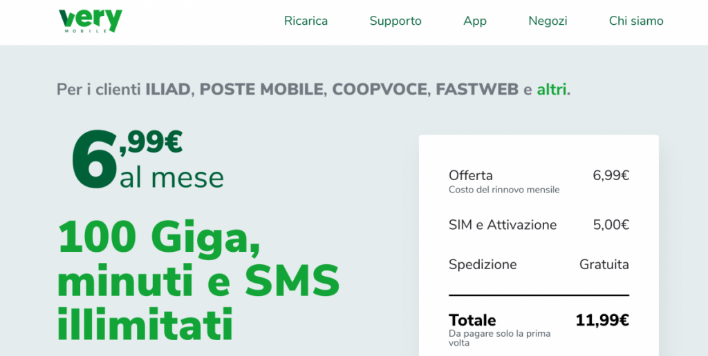 Very Mobile regala due sim aggiuntive ai nuovi clienti