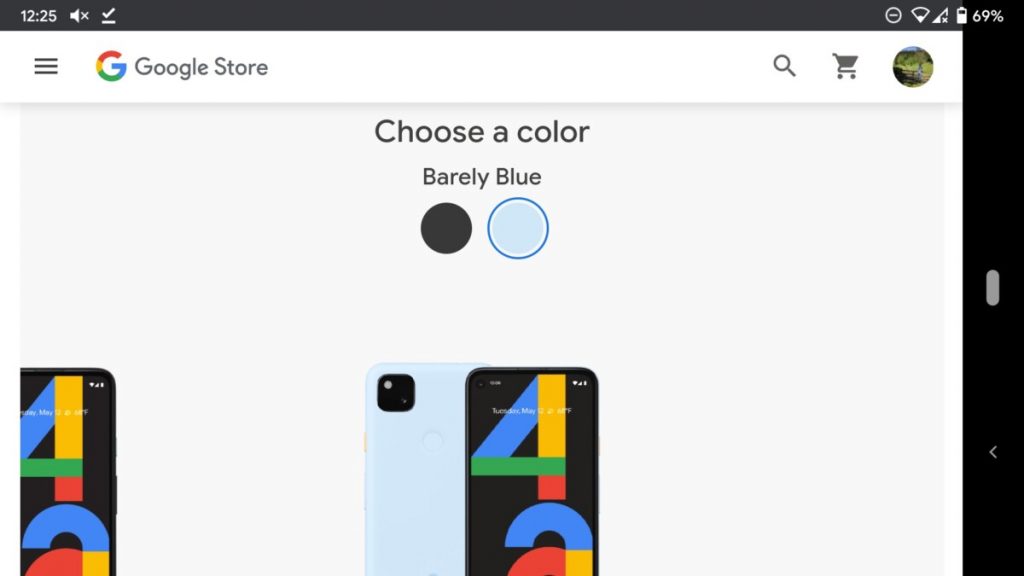 Pixel 4a disponibile nella colorazione Barely Blue