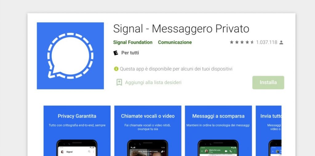 Signal introduce sticker animati e wallpaper personalizzati