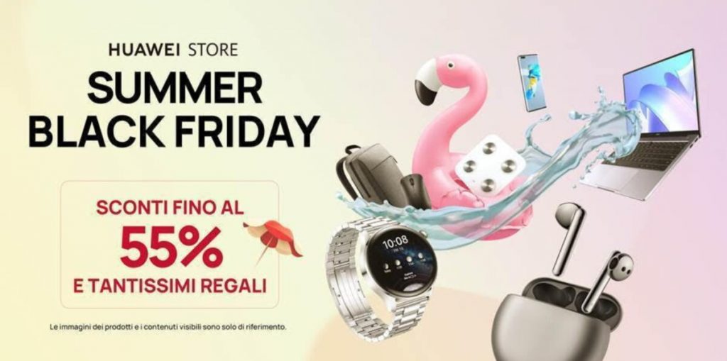 HUAWEI Summer Black Friday: sconti fino al 50% su tanti prodotti