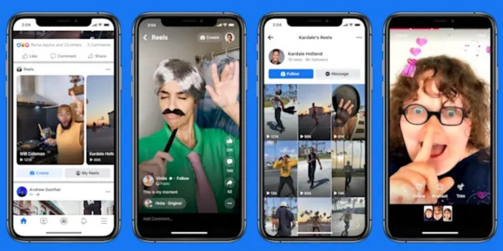 Facebook Reels disponibile negli USA: un nuovo clone di TikTok in arrivo