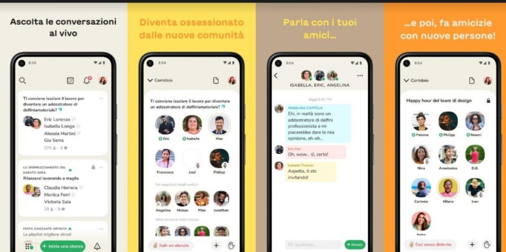 Clubhouse riparte da zero: ora il focus diventano i messaggi vocali di gruppo