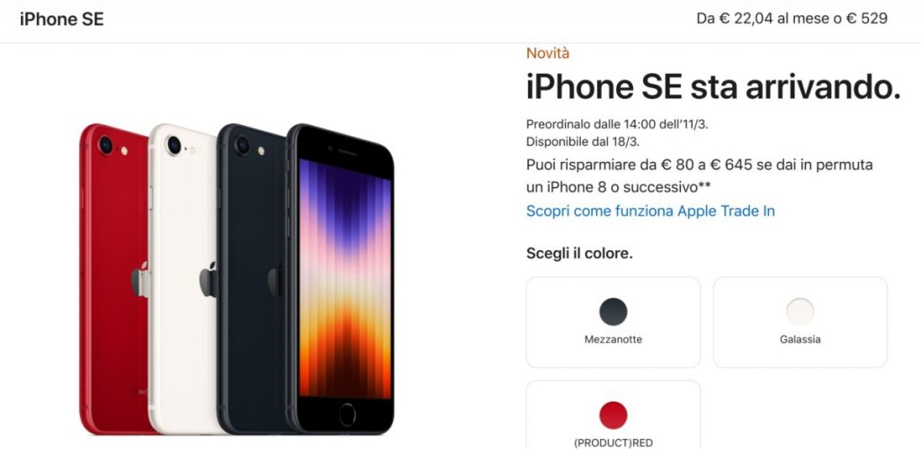 iPhone SE 2022, iPhone 13 Green e iPad Air disponibili al preordine