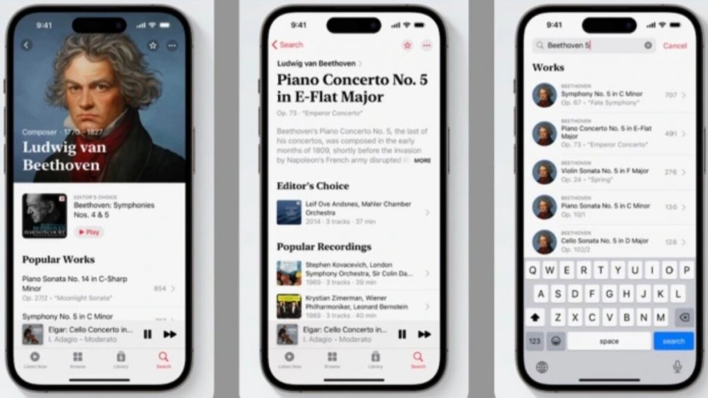 Apple Music Classical rilasciata ufficialmente su App Store