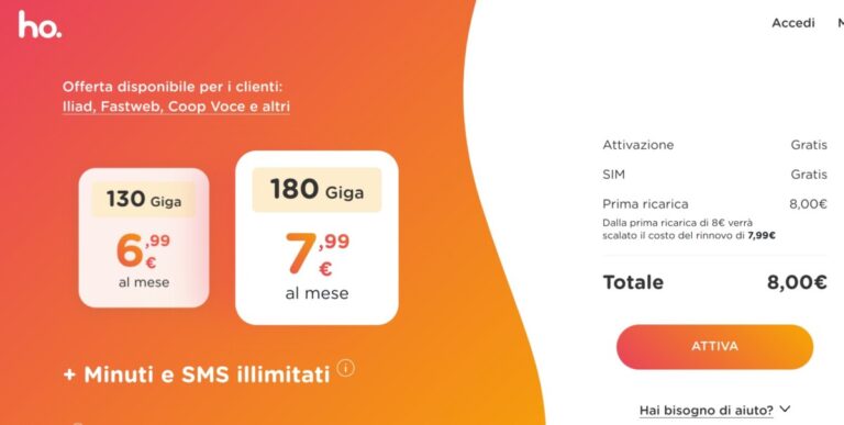 ho mobile offerta