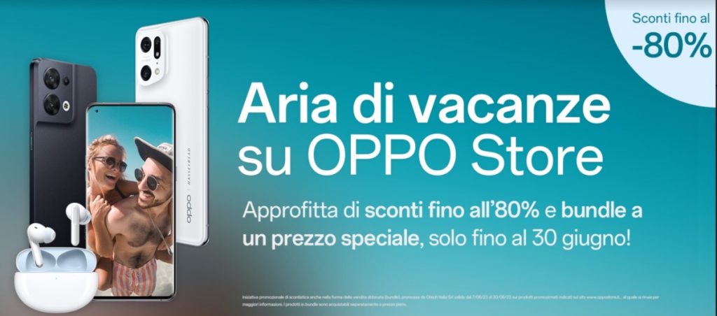 Oppo Summer Promo: tanti bundle e sconti fino al 30 giugno