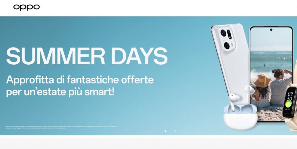 Oppo Summer Promo prorogata: tanti bundle e sconti fino al 31 luglio