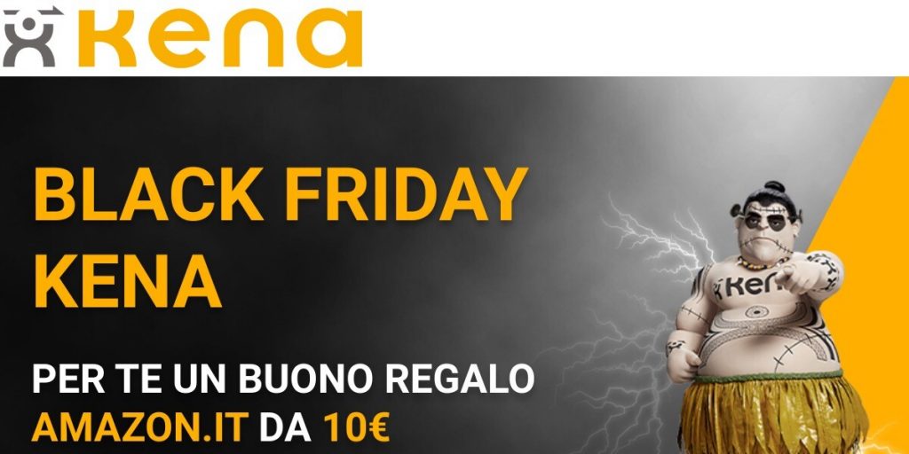 Black Friday Kena: 10 euro di buono Amazon per chi fa portabilità