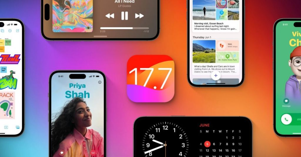 Apple rilascia iOS 17.7.1 con importanti aggiornamenti di sicurezza per iPhone